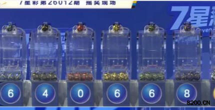 七星彩开奖现场截图图片