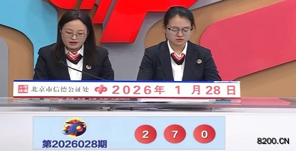 第2026028期福彩3D开奖现场截图图片