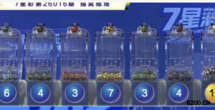 第2026016期七星彩开奖现场截图图片