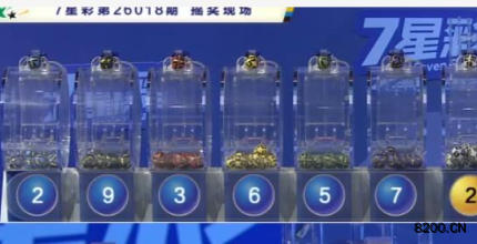 第2026018期七星彩开奖现场截图图片