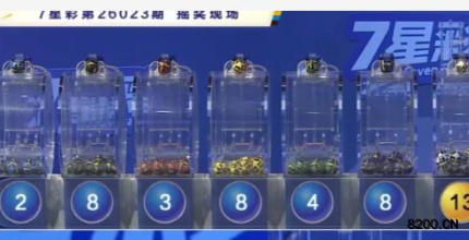 第2026023期七星彩开奖现场截图图片