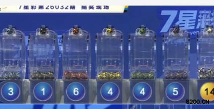 第2026032期七星彩开奖现场截图图片