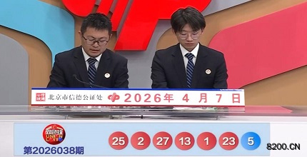 第2026038期双色球开奖现场截图图片