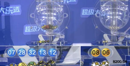 第2026037期大乐透开奖现场截图图片