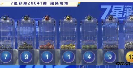 第2026041期七星彩开奖现场截图图片