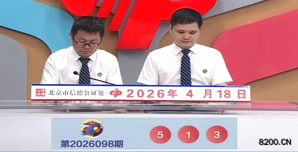 第2026098期福彩3D开奖现场截图图片