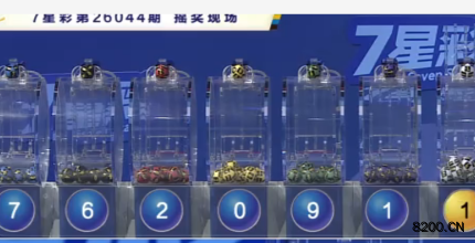 第2026044期七星彩开奖现场截图图片