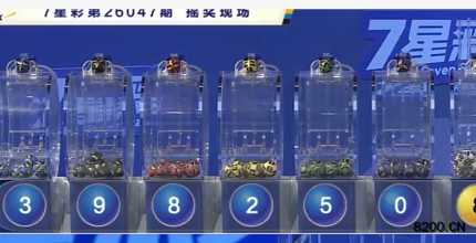 第2026047期七星彩开奖现场截图图片