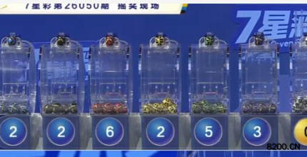 第2026050期七星彩开奖现场截图图片