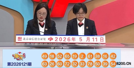 第2026121期快乐8开奖现场截图图片