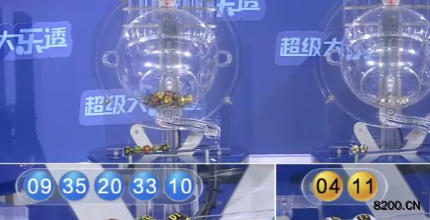 大乐透开奖现场截图图片