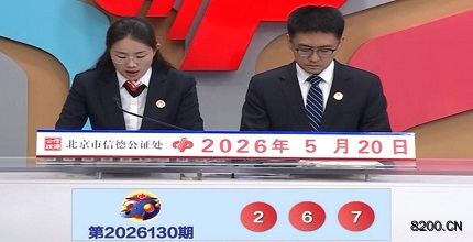第2026130期福彩3D开奖现场截图图片