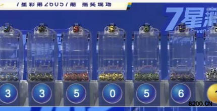 第2026057期七星彩开奖现场截图图片