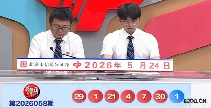 第2026058期双色球开奖现场截图图片