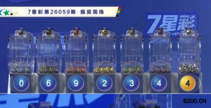 第2026059期七星彩开奖现场截图图片