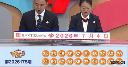 第2026175期快乐8开奖现场截图图片