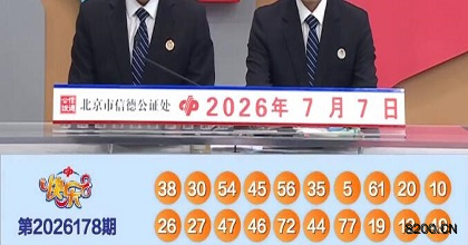 第2026178期快乐8开奖现场截图图片