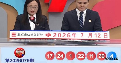 第2026079期双色球开奖现场截图图片
