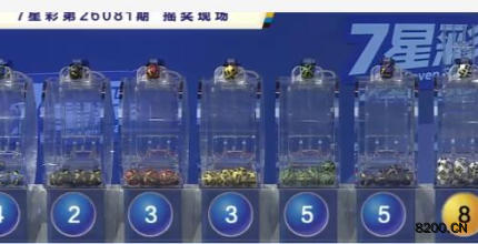 第2026081期七星彩开奖现场截图图片