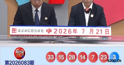第2026083期双色球开奖现场截图图片