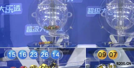 第2026083期大乐透开奖现场截图图片