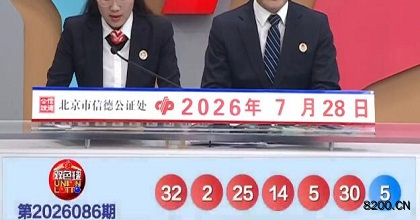 第2026086期双色球开奖现场截图图片
