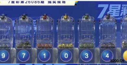 第2026086期七星彩开奖现场截图图片