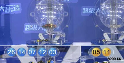 第2026089期大乐透开奖现场截图图片