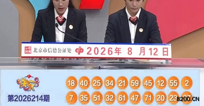 第2026214期快乐8开奖现场截图图片