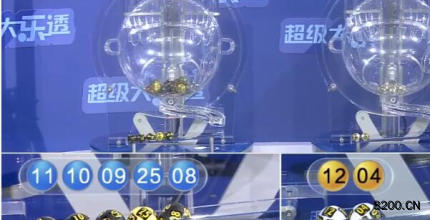 第2026096期大乐透开奖现场截图图片