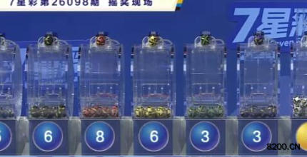 第2026098期七星彩开奖现场截图图片