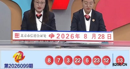 第2026099期七乐彩开奖现场截图图片