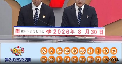 第2026232期快乐8开奖现场截图图片