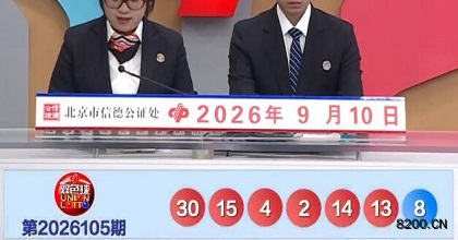 第2026105期双色球开奖现场截图图片