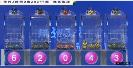 第2026244期排列3开奖现场截图图片
