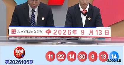 第2026106期双色球开奖现场截图图片