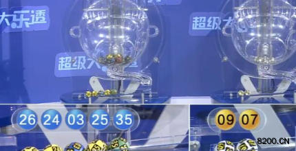 第2026110期大乐透开奖现场截图图片