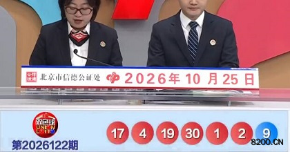 第2026122期双色球开奖现场截图图片