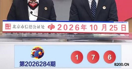 第2026284期福彩3D开奖现场截图图片